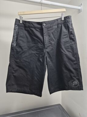 Metal Mulisha Black Men's Cargo Shorts with Subtle Logo